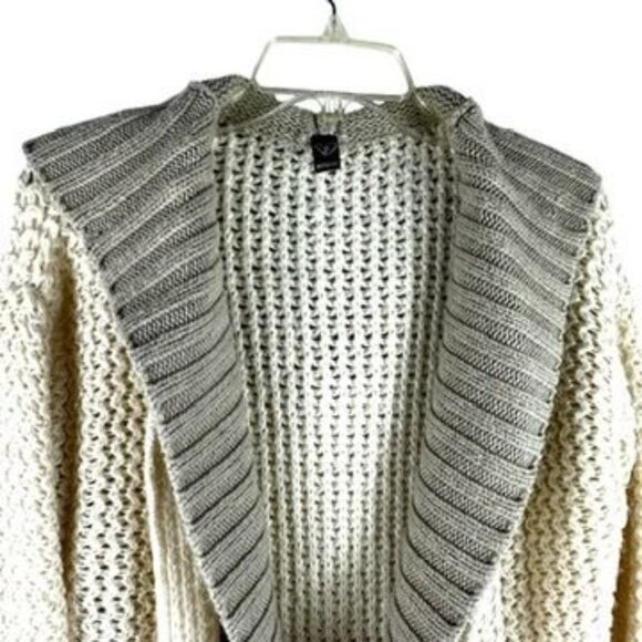 Windsor Chunky Knit Hooded Cardigan Womens Sweater With Pockets Size (L) - Picture 3 of 9